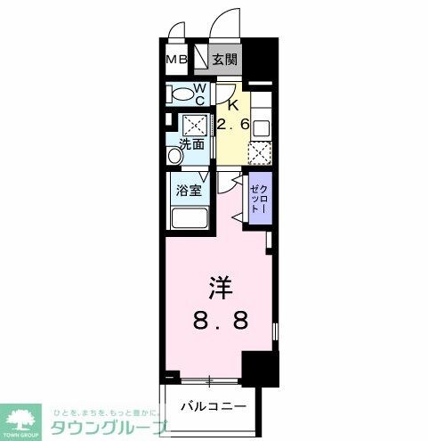 Bright Gate 名古屋の物件間取画像