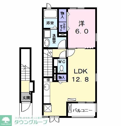 カーサ セレノの物件間取画像