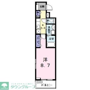 カーサ大塩の物件間取画像