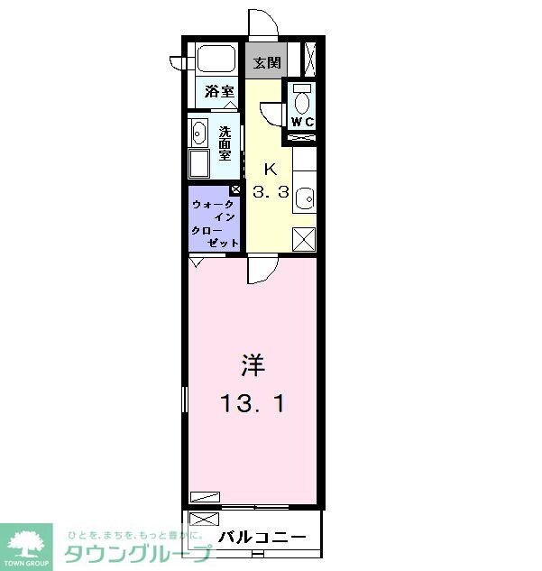 プリムローズの物件間取画像