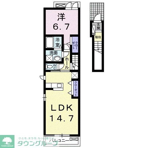 ハイデルベルク大野木の物件間取画像