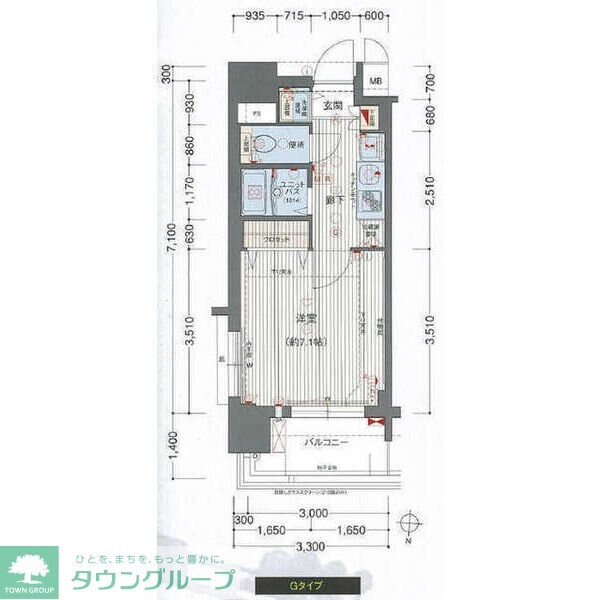 プレサンス名古屋STATIONアブソリュートの物件間取画像