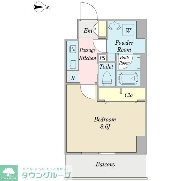 プロシード大須の物件間取画像