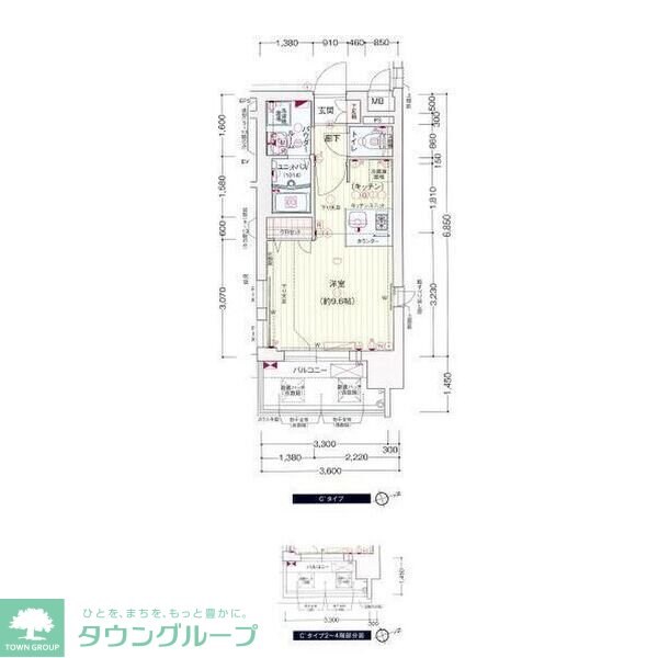 プレサンス久屋大通公園エアリーの物件間取画像