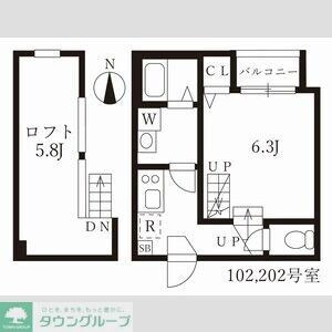 ハーモニーテラス愛知町IIIの物件間取画像