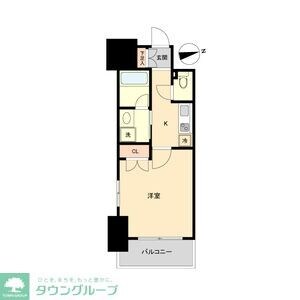 レジディア鶴舞の物件間取画像