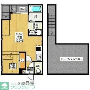 Grandticアビタ中村公園の物件間取画像