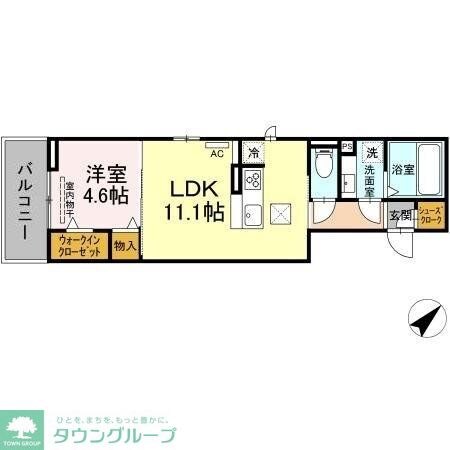 スリーエイト キミの物件間取画像