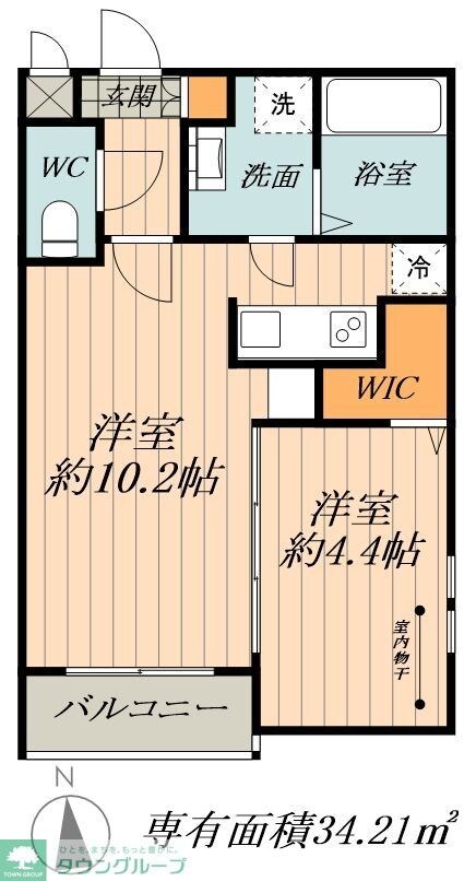 Cherim元中村の物件間取画像