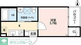 コンフォルテ藤江の物件間取画像