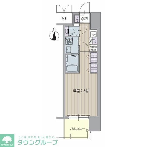 パルティール黒川本通りの物件間取画像