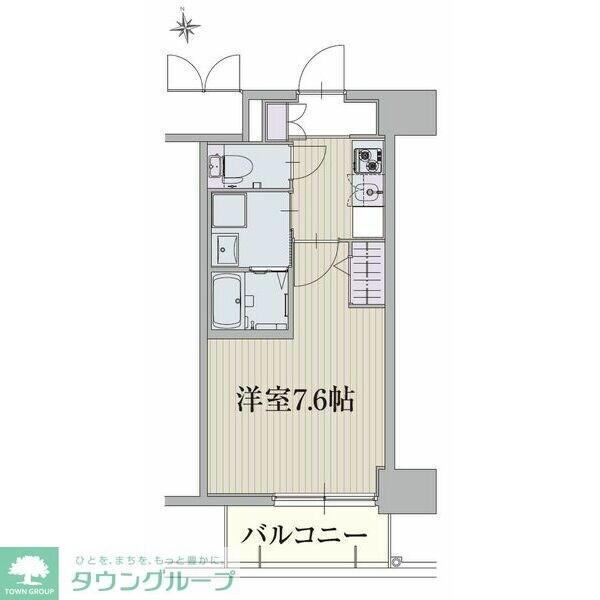 パルティール新栄の物件間取画像