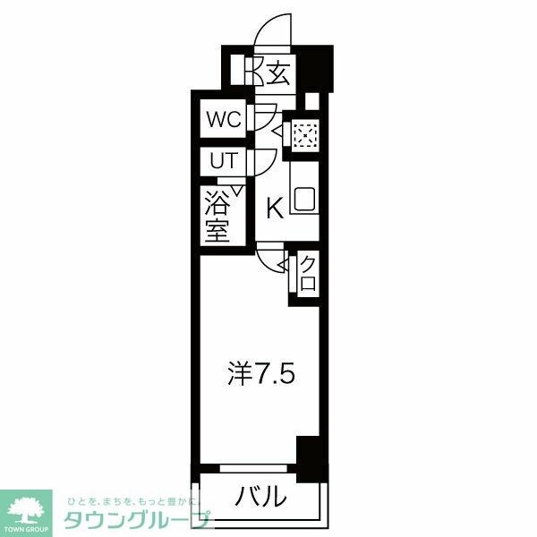 エスリード上前津テルツェの物件間取画像