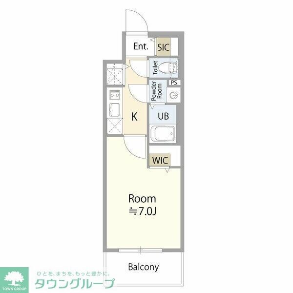 エスリード栄ラ・ヴィの物件間取画像