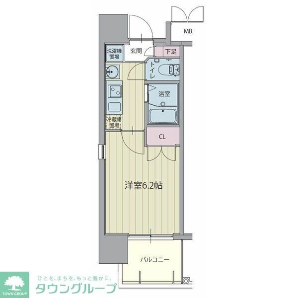 パルティール城西の物件間取画像