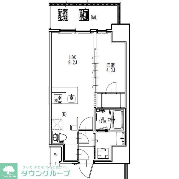 S-RESIDENCE金山epure(エピュレ)の物件間取画像