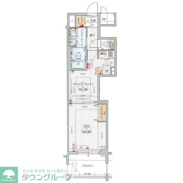 エステムプラザ名古屋駅前プライムタワーの物件間取画像
