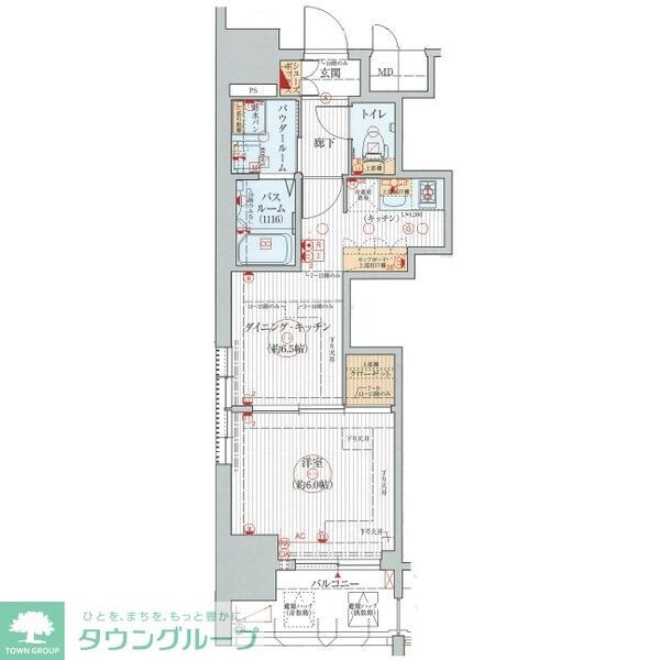 エステムプラザ名古屋駅前プライムタワーの物件間取画像