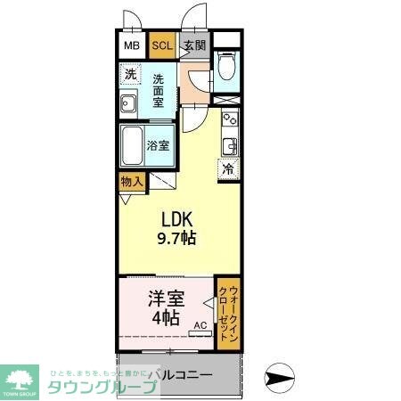 ロイヤルスクエア徳川の物件間取画像