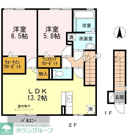 ファルツ宿跡の物件間取画像