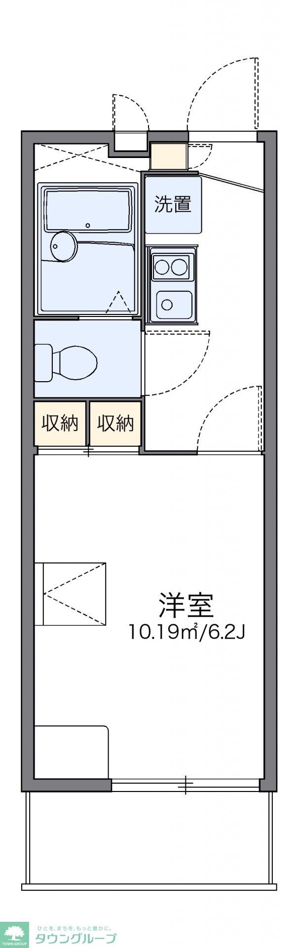 レオパレスINAGAMIの物件間取画像