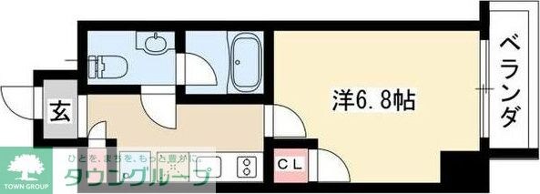 エルザビル名古屋駅前の物件間取画像