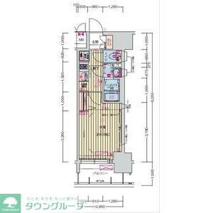 プレサンス名古屋駅ゲートの物件間取画像