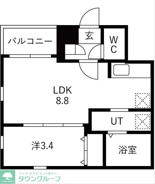 Cherim中村公園Onyxの物件間取画像