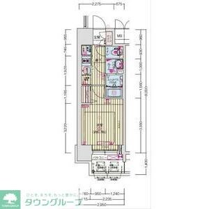 プレサンス鶴舞ファーストの物件間取画像