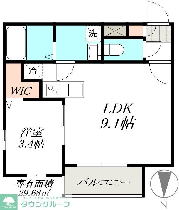 Cherim日比野Graceの物件間取画像