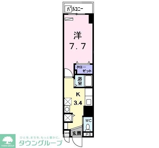 グランツ丸の内の物件間取画像