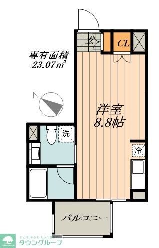 Comfort金山の物件間取画像