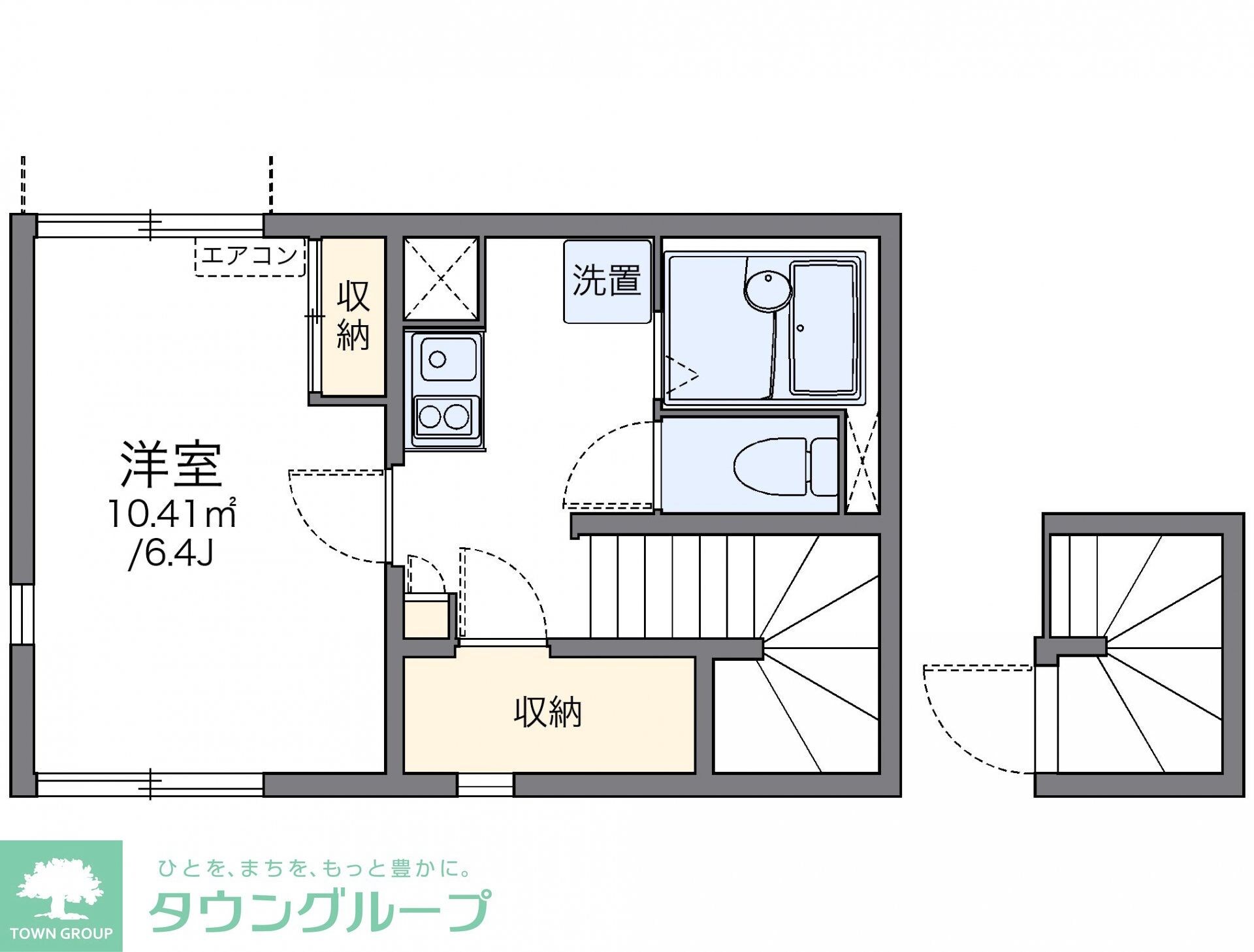 レオネクストRosettaの物件間取画像