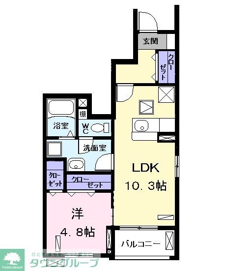 ソレイユ塩池の物件間取画像