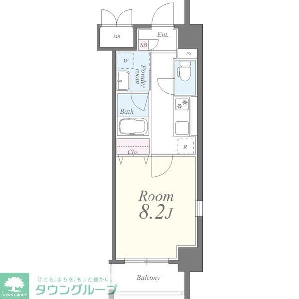 グランドコスモスの物件間取画像