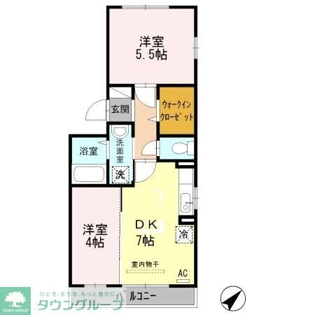 ウィン エレガンスの物件間取画像