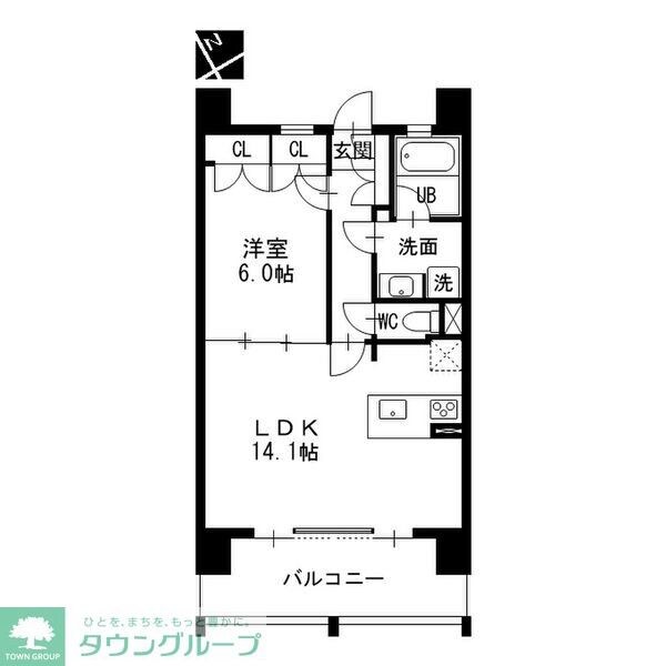上前津ライズの物件間取画像