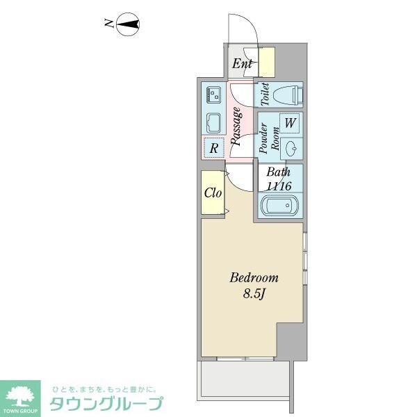 プロシード金山3の物件間取画像
