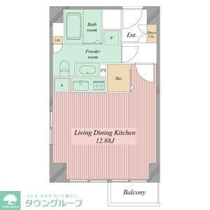 ミュプレ矢場町の物件間取画像