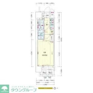プレサンス大須観音ディオの物件間取画像