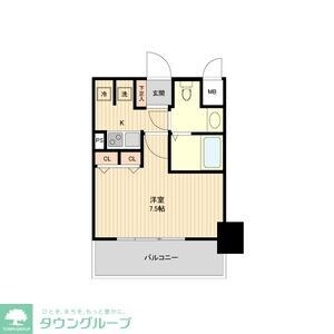 レジディア高岳の物件間取画像