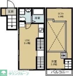 White Hills Eastの物件間取画像