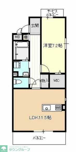 セレニティの物件間取画像