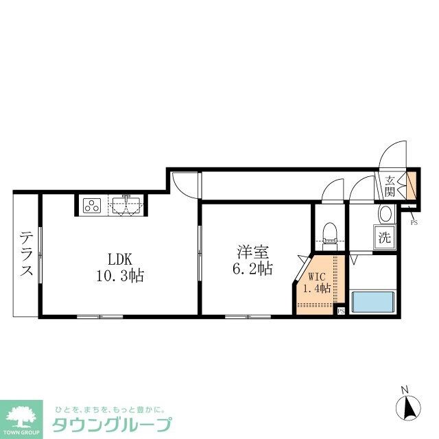 エステート本郷の物件間取画像