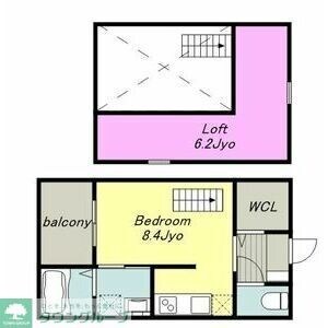 Lucie本陣の物件間取画像