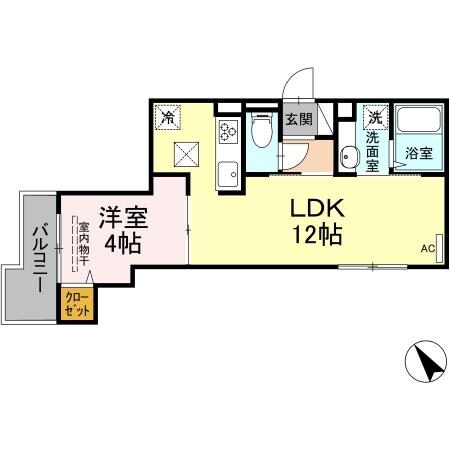 エクセリア徳丸Iの物件間取画像