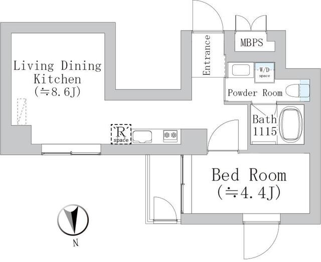 コートブリーズ板橋西台の物件間取画像