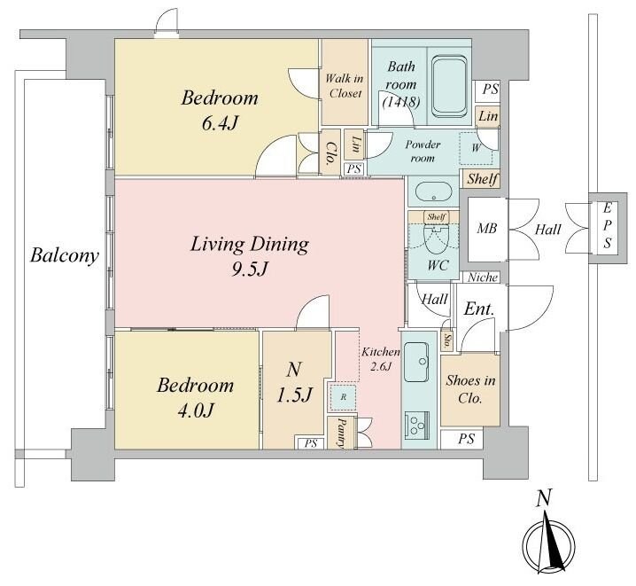 Live Casa西台の物件間取画像