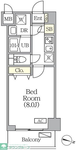 ORSUS志村坂上の物件間取画像