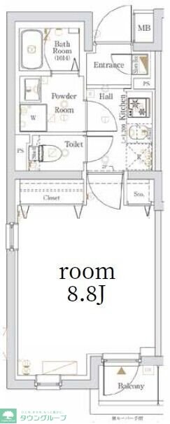 KNOTS東武練馬Sta.の物件間取画像